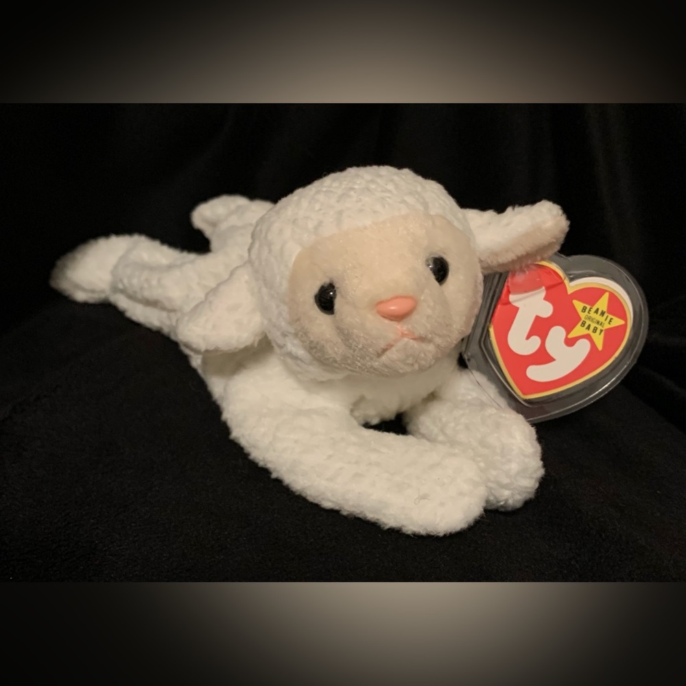 Ty Beanie Baby - Lamb - Fleece - 1996